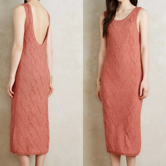 low back sweater dress